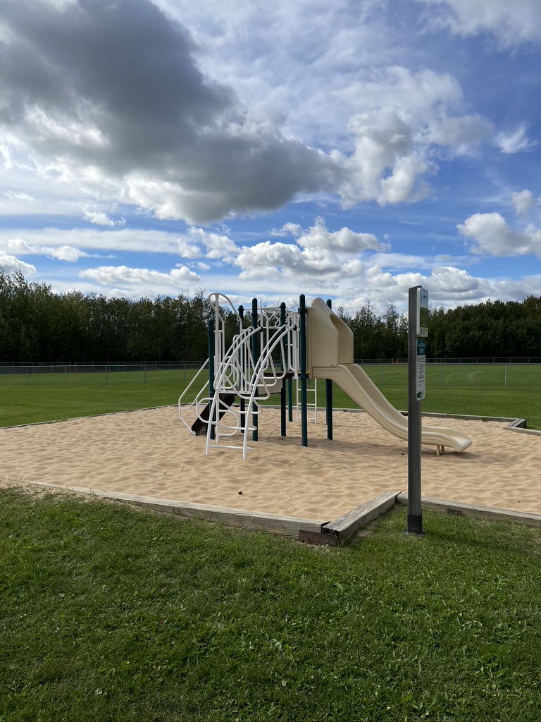 Playground at North Cooking Lake Community area apart of Strathcona County